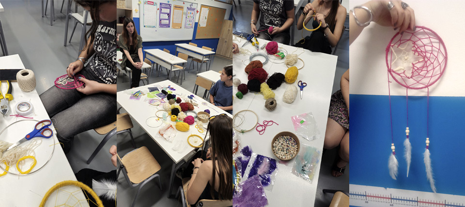 Radionice na Divertikonu - izrada hvatača snova